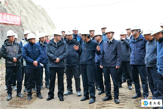 青海省水利厅厅长刘泽军一行  赴那河水利枢纽工程项目检查指导工作