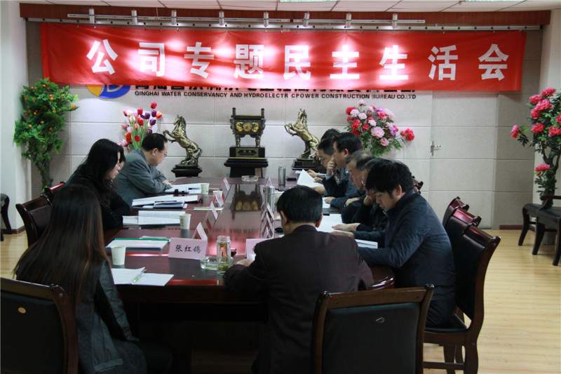 公司召开领导班子专题民主生活会